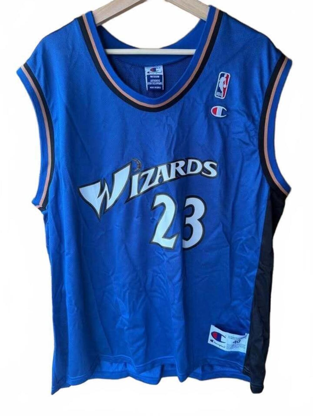 Champion Michael Jordan Washington Wizards Jersey Size Medium 40